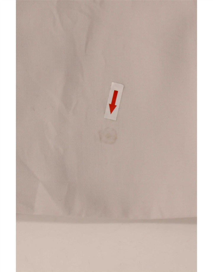 Pantaloncini casual a vita alta da donna Zara medi W28 poliestere bianco sporco