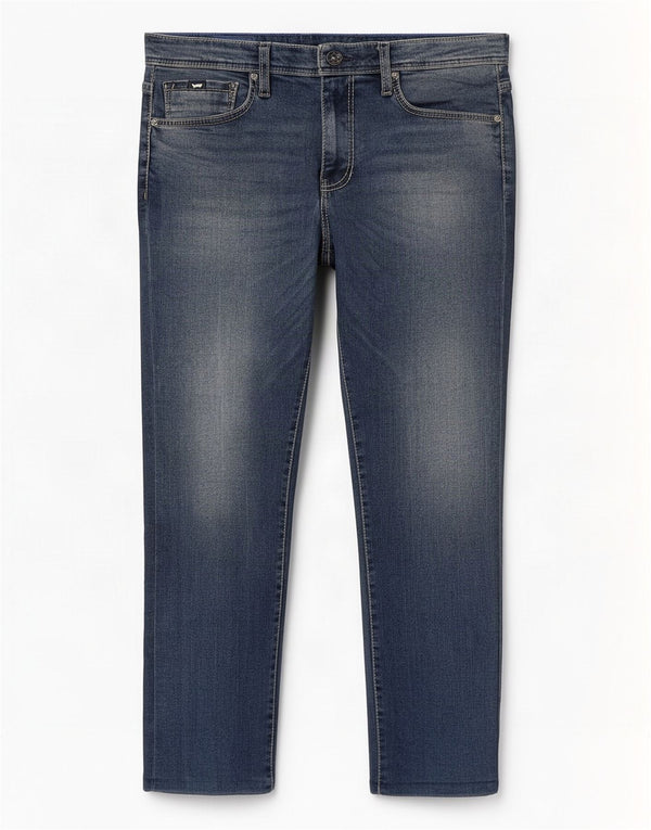 Jeans slim da uomo Gas W36 L28 cotone blu