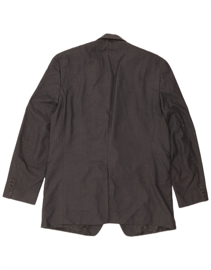 Giacca blazer a 2 bottoni da uomo Chaps UK 44 2XL Poliestere grigio