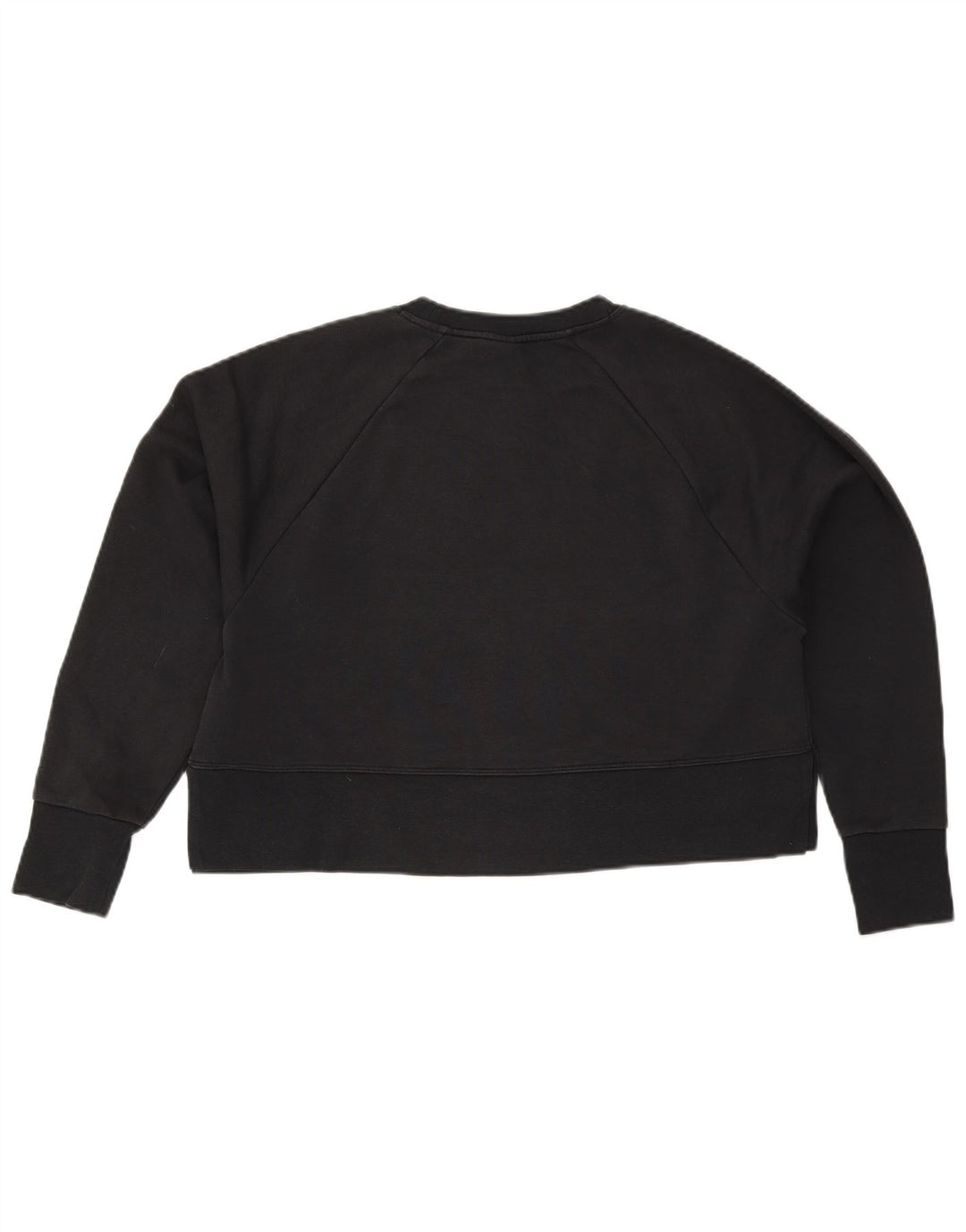 Felpa con grafica corta oversize da donna Nike UK 10 piccola nera