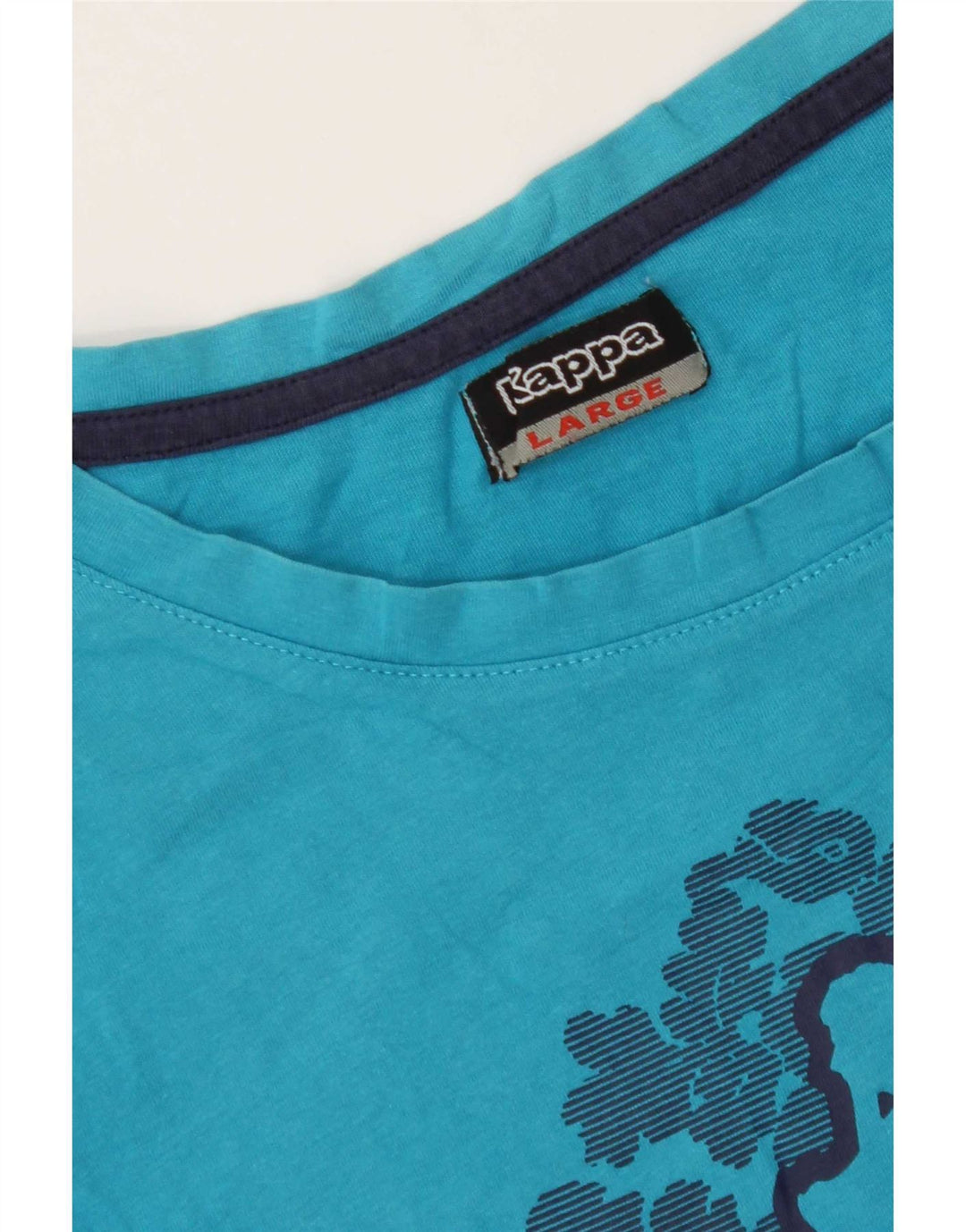 Maglietta grafica da donna Kappa Top UK 14 Large Blu