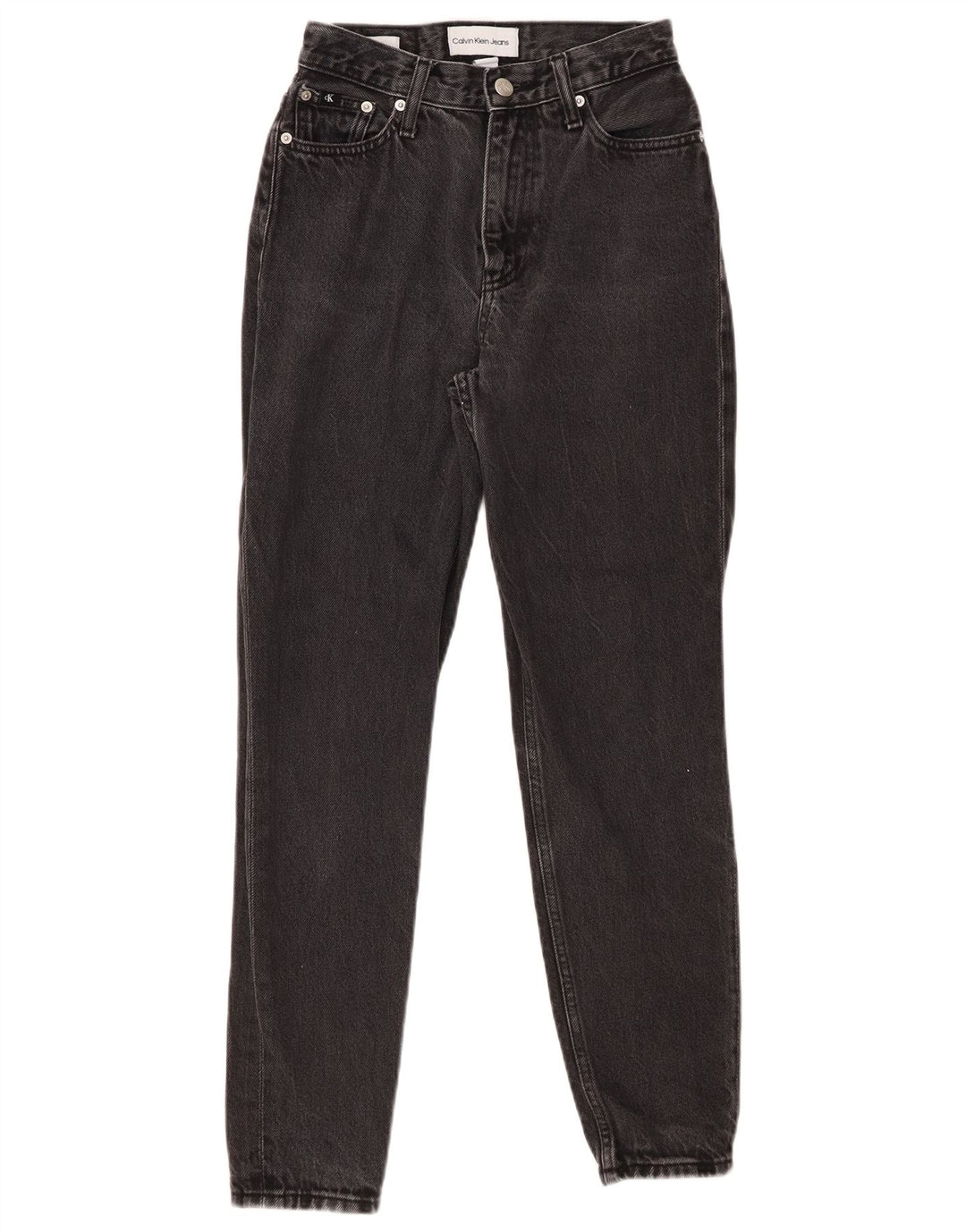 CALVIN KLEIN Jeans slim da donna W25 L27 cotone nero