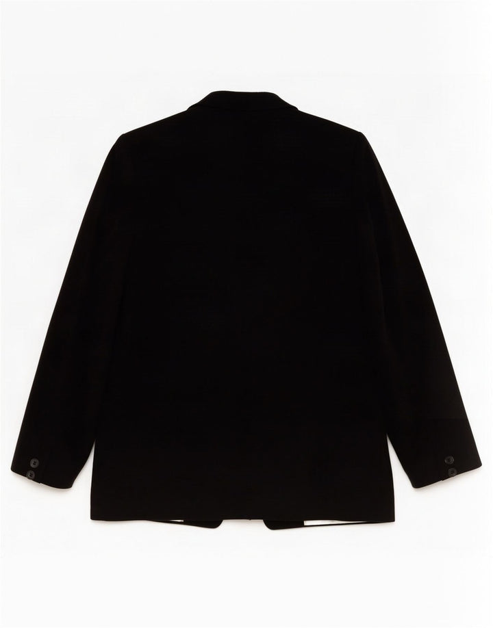 Giacca blazer a 1 bottone Marks & Spencer da donna UK 10 piccola poliestere nero