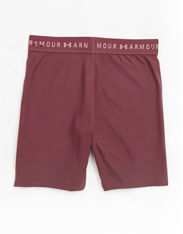 Pantaloncini sportivi grafici da donna Under Armour UK 20 2XL Poliestere bordeaux