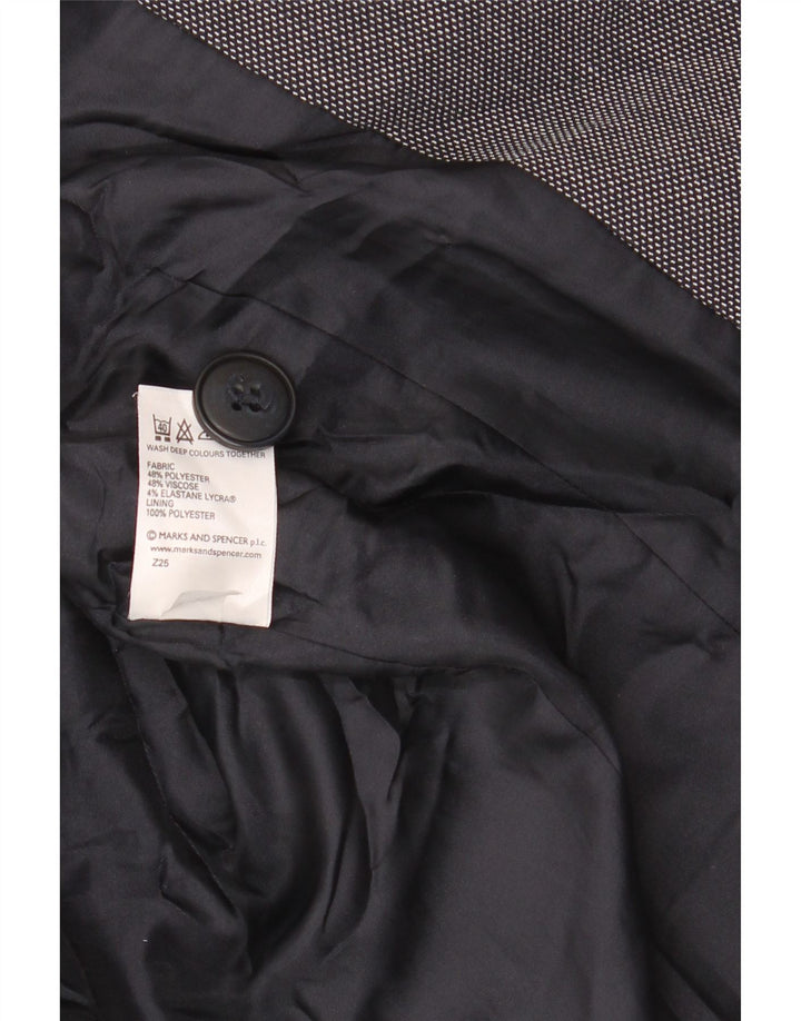 Giacca blazer standard da donna Marks & Spencer UK 16 grande blu navy