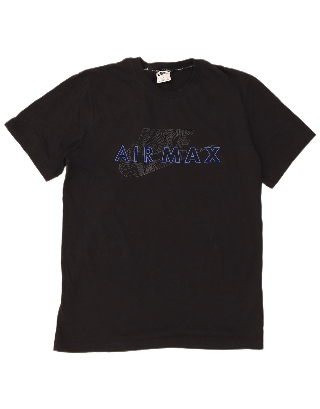 T-shirt grafica da uomo Nike Top in cotone nero medio