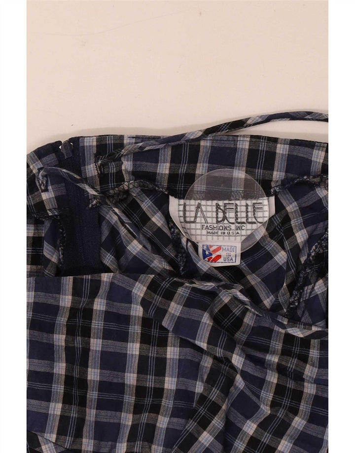 Prendisole da donna La Belle UK 8 piccoli quadri blu