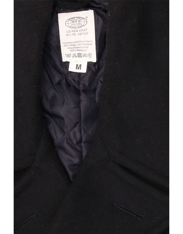 Cappotto da marinaio da uomo MFH UK 38 medio in lana blu navy