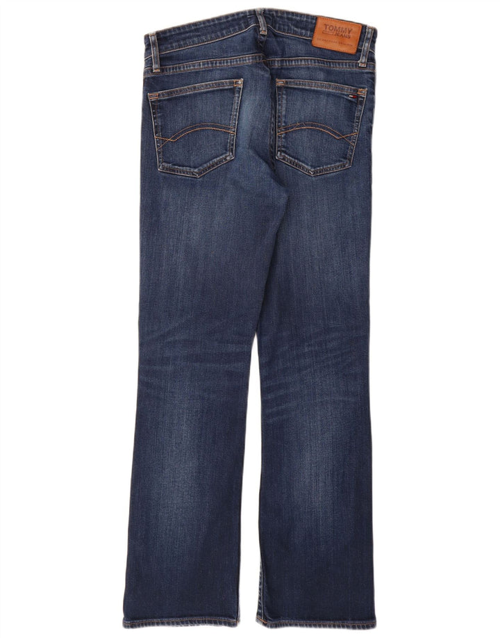 TOMMY HILFIGER Jeans bootcut da uomo W32 L32 cotone blu