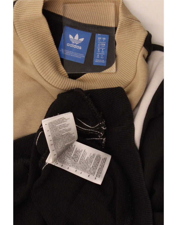 Felpa oversize da donna Adidas UK 10 Small Black Colourblock