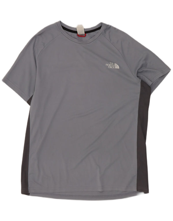T-shirt da uomo The North Face Top Large in poliestere color block grigio