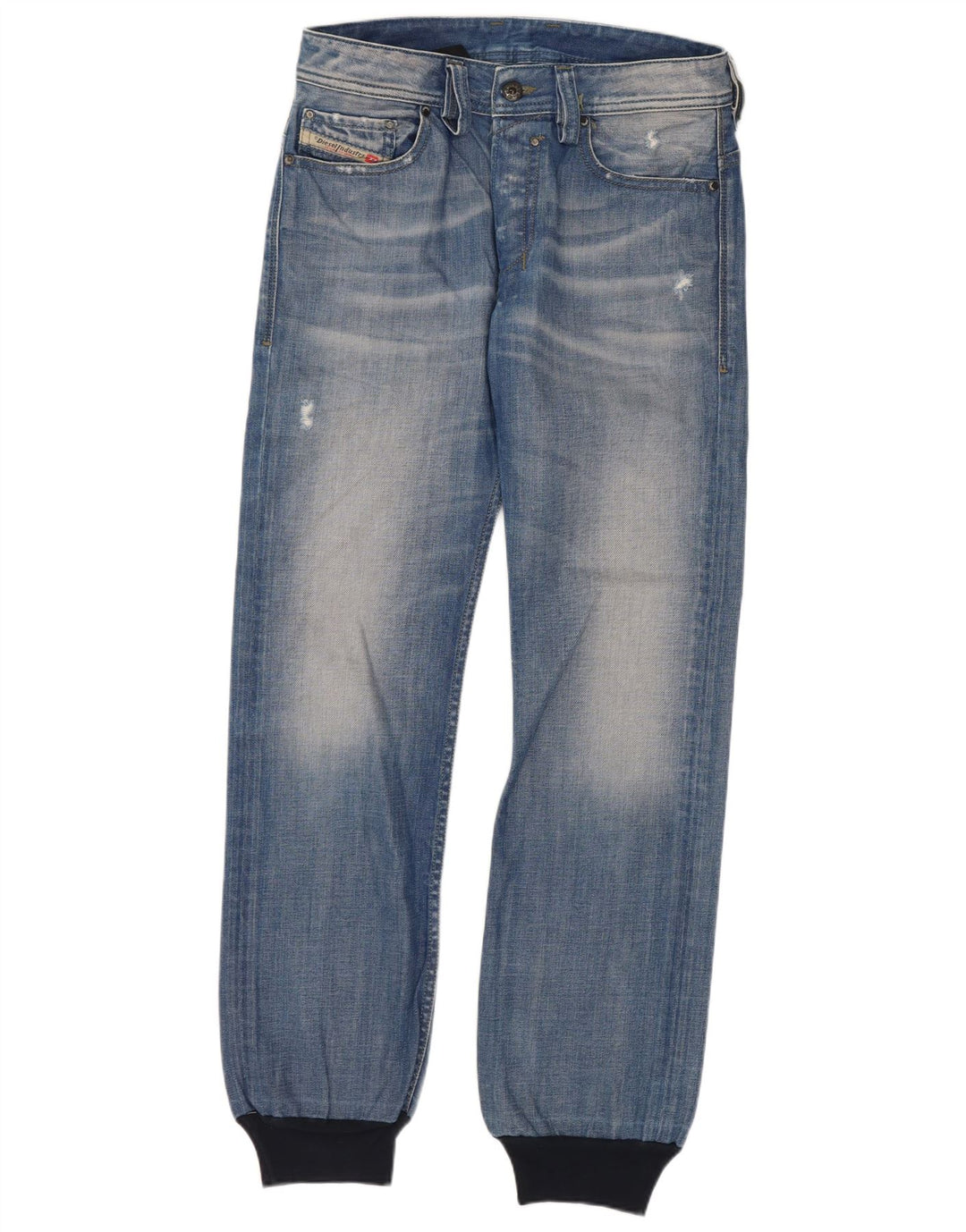 Jeans slim da donna Diesel Joggers W26 L29 cotone blu