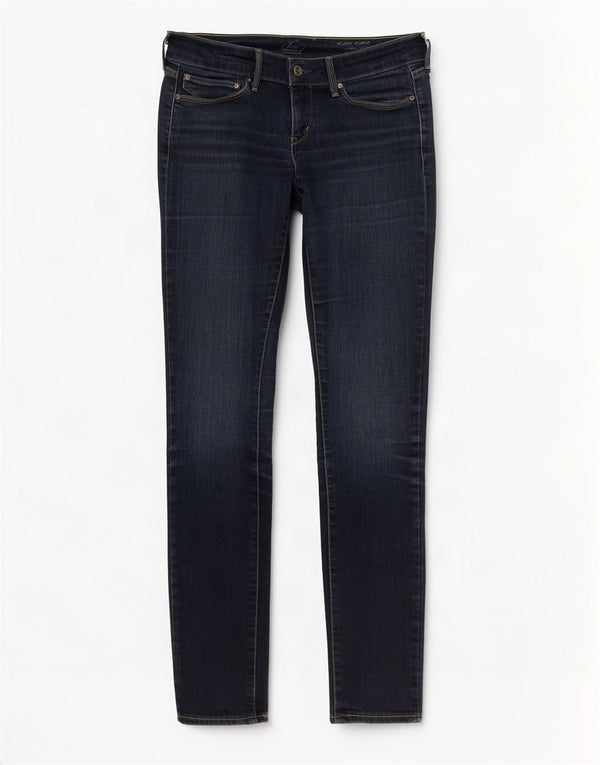Jeans skinny a vita bassa da donna Levi's W28 L32 cotone blu