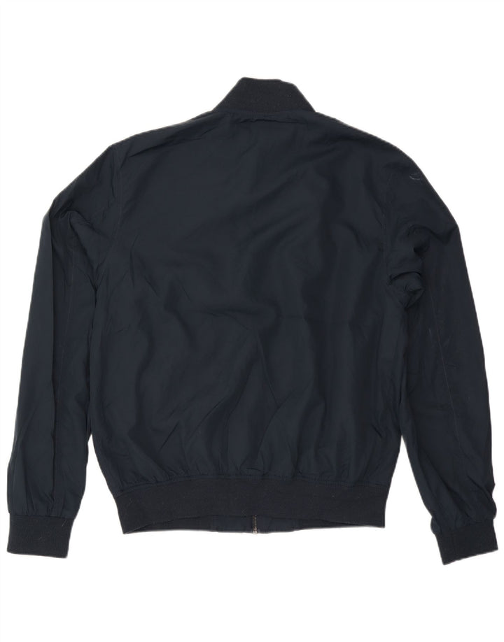 FRENCH CONNECTION Giubbotto bomber da uomo UK 40 Large Poliestere blu navy