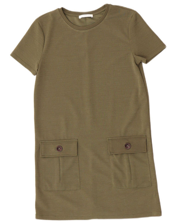 Abito T-shirt Zara da donna UK 10 piccolo kaki