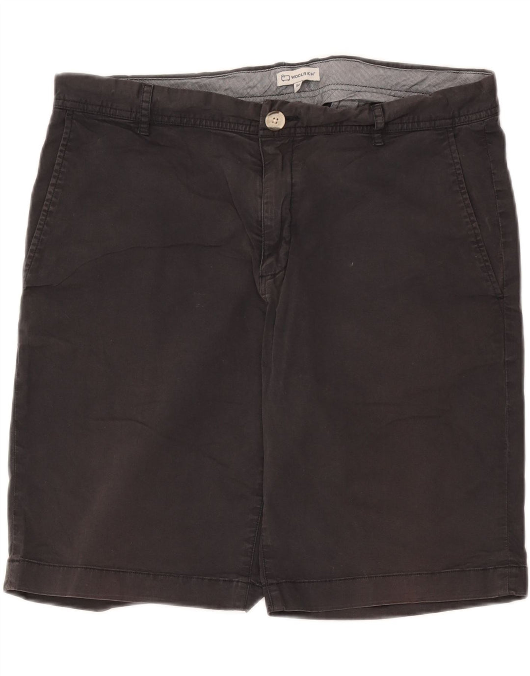 Pantaloncini chino da uomo Woolrich W36 grandi in cotone nero