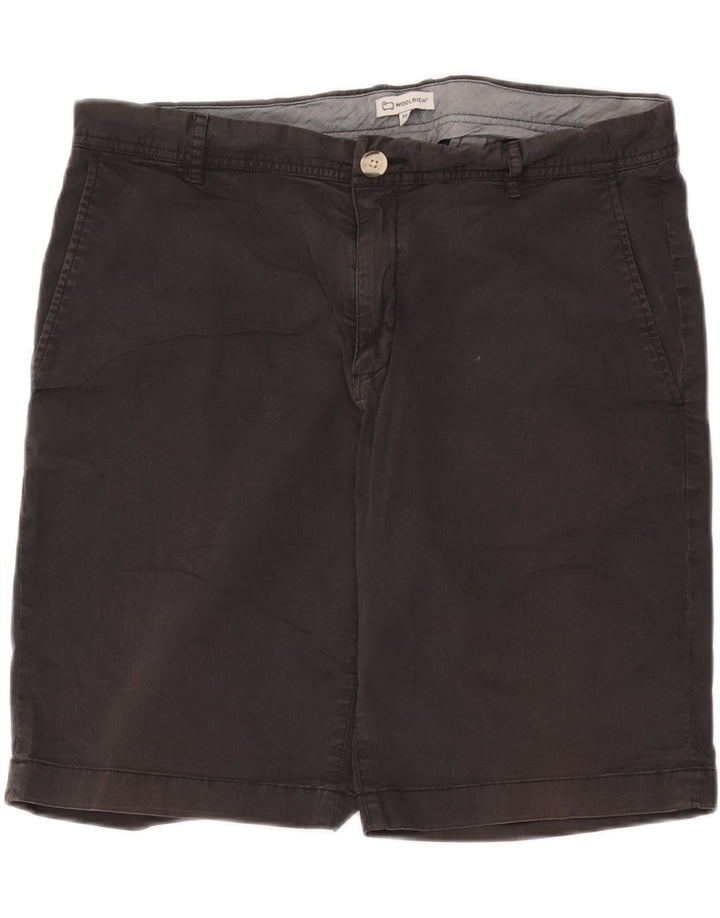 Pantaloncini chino da uomo Woolrich W36 grandi in cotone nero