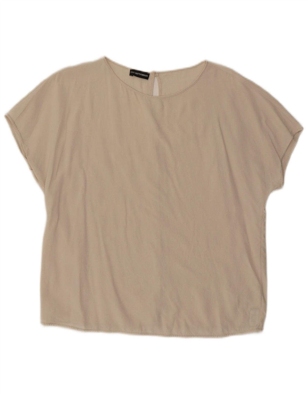 Camicetta da donna Emporio Armani Top UK 14 grande bianco sporco