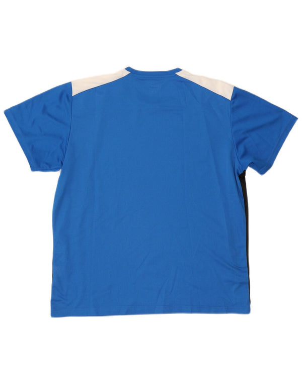 T-shirt Puma da uomo Top XL Blu Colourblock
