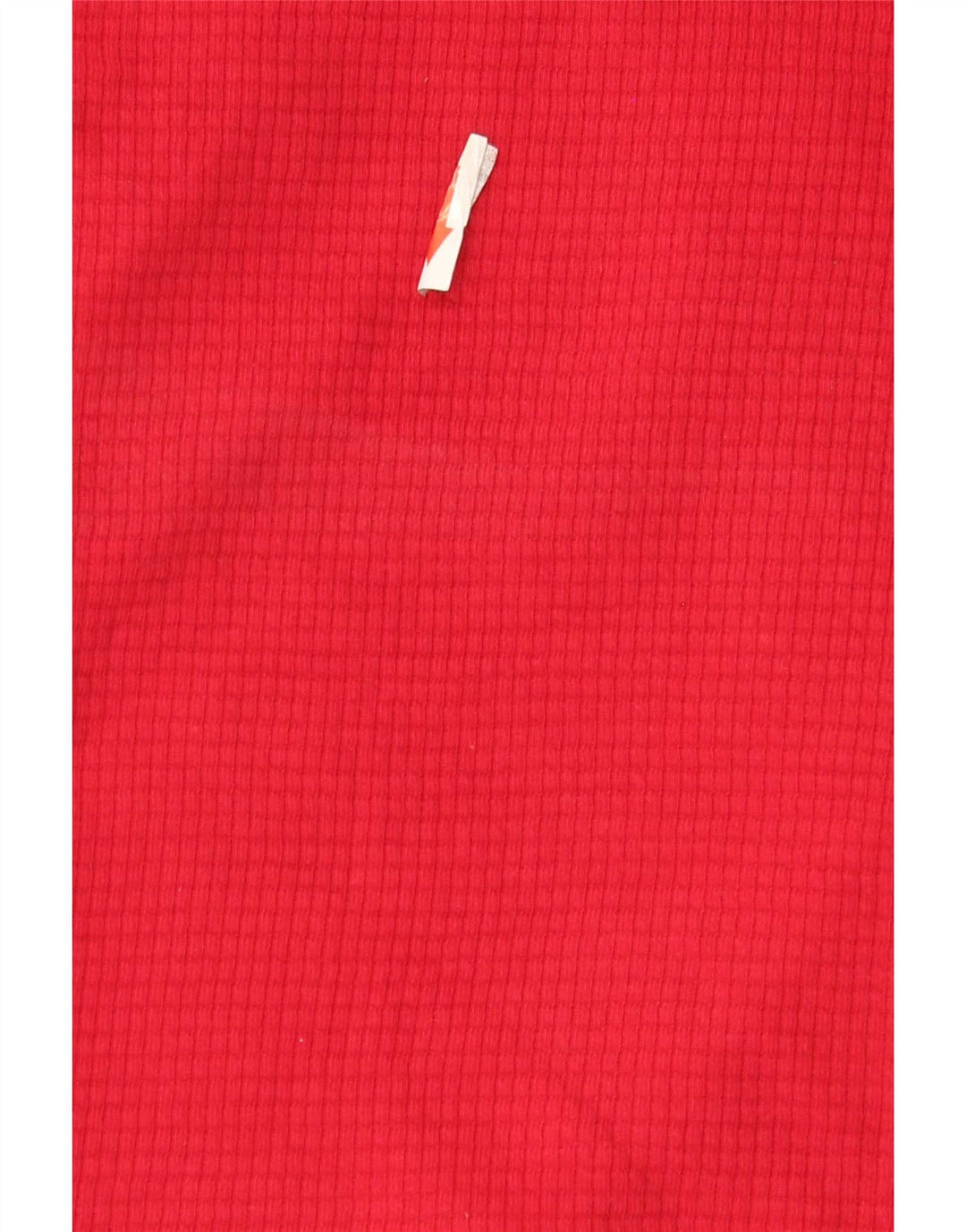 Top Hollister da uomo con grafica regolare a maniche lunghe in cotone rosso