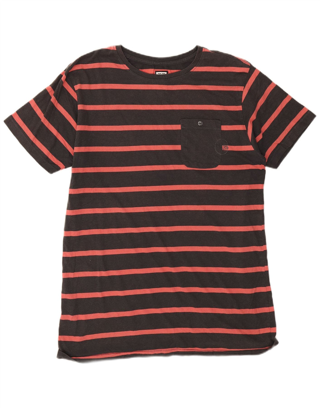 Maglietta da uomo Billabong Top XL in cotone a righe nere
