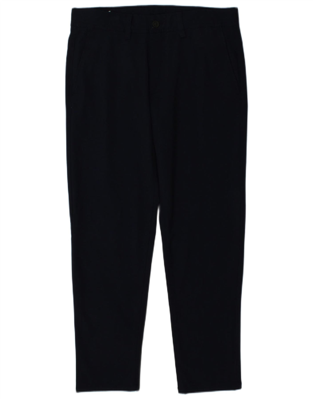 Pantaloni chino slim da uomo Zara EU 40 medio W31 L29 poliestere blu navy