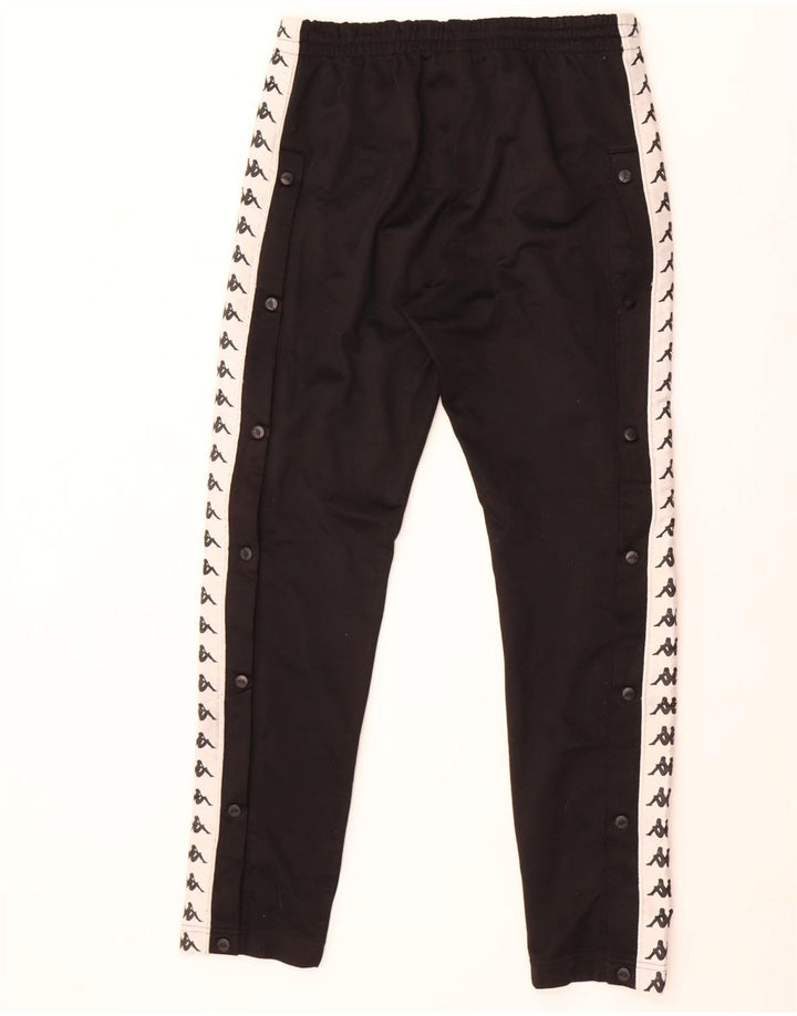 Pantaloni da tuta con grafica Kappa da uomo color block medio nero