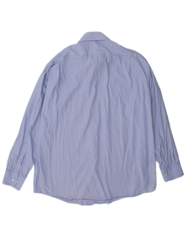 Camicia da uomo Tommy Hilfiger taglia 16 1/2 grande gessato blu