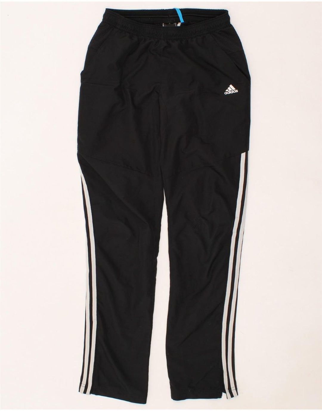 ADIDAS Womens Climacool Tracksuit Trousers UK 12 Medium  Black Polyester Vintage Adidas and Second-Hand Adidas from Messina Hembry 