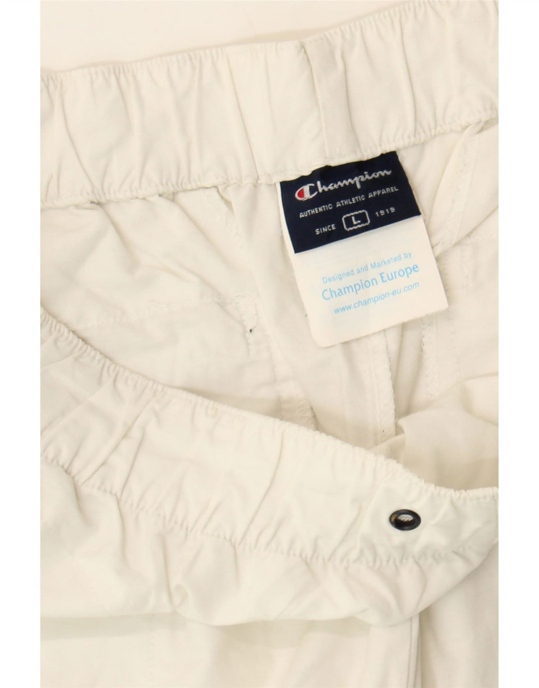 CHAMPION Mens Bermuda Sport Shorts Large White Cotton Vintage Champion and Second-Hand Champion from Messina Hembry 