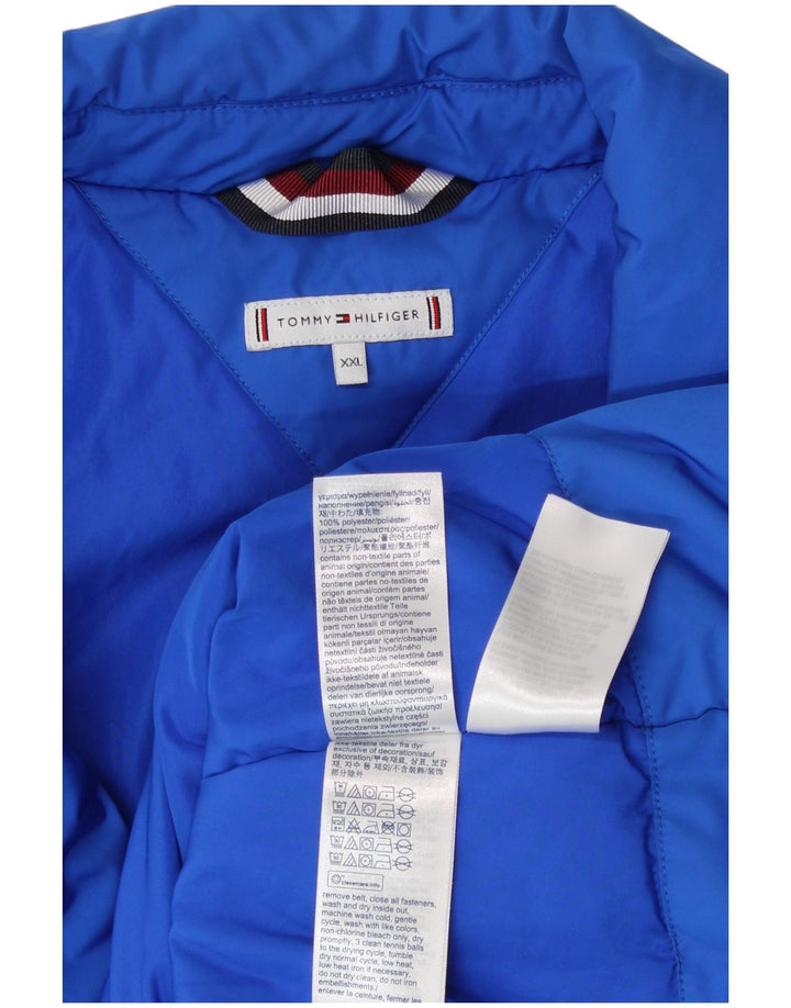 Giacca imbottita da donna Tommy Hilfiger UK 20 2XL poliestere blu