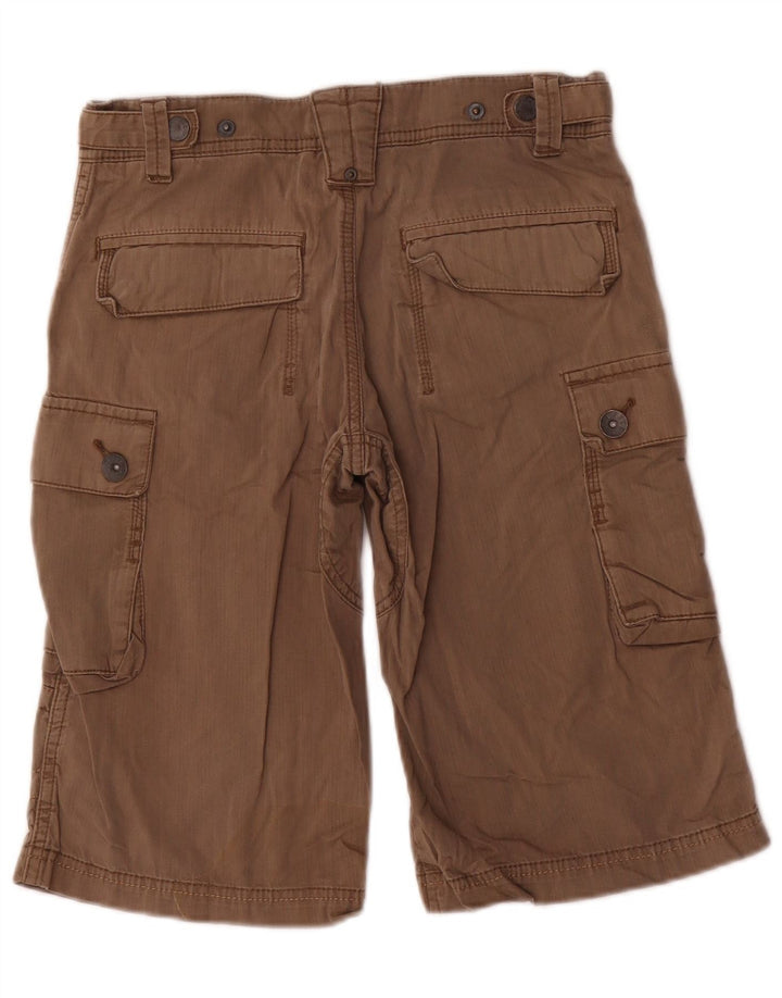 Pantaloncini cargo da ragazzo Fat Face 11-12 anni W28 in cotone marrone