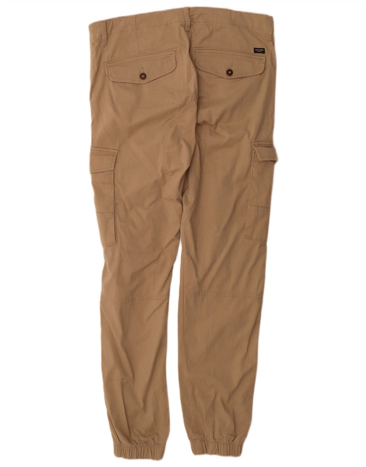 Pantaloni cargo da jogging da uomo Jack & Jones W33 L34 Beige