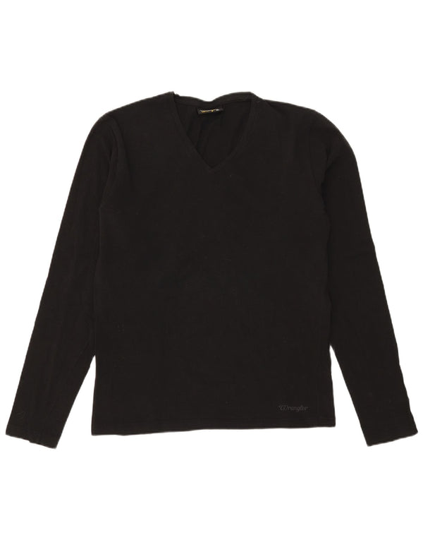Top da donna a maniche lunghe Wrangler UK 18 XL Nero