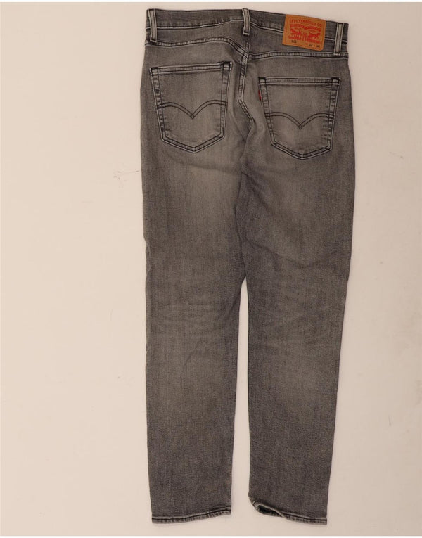 Levi's Uomo 512 Jeans affusolati slim effetto consumato W32 L30 Grigio