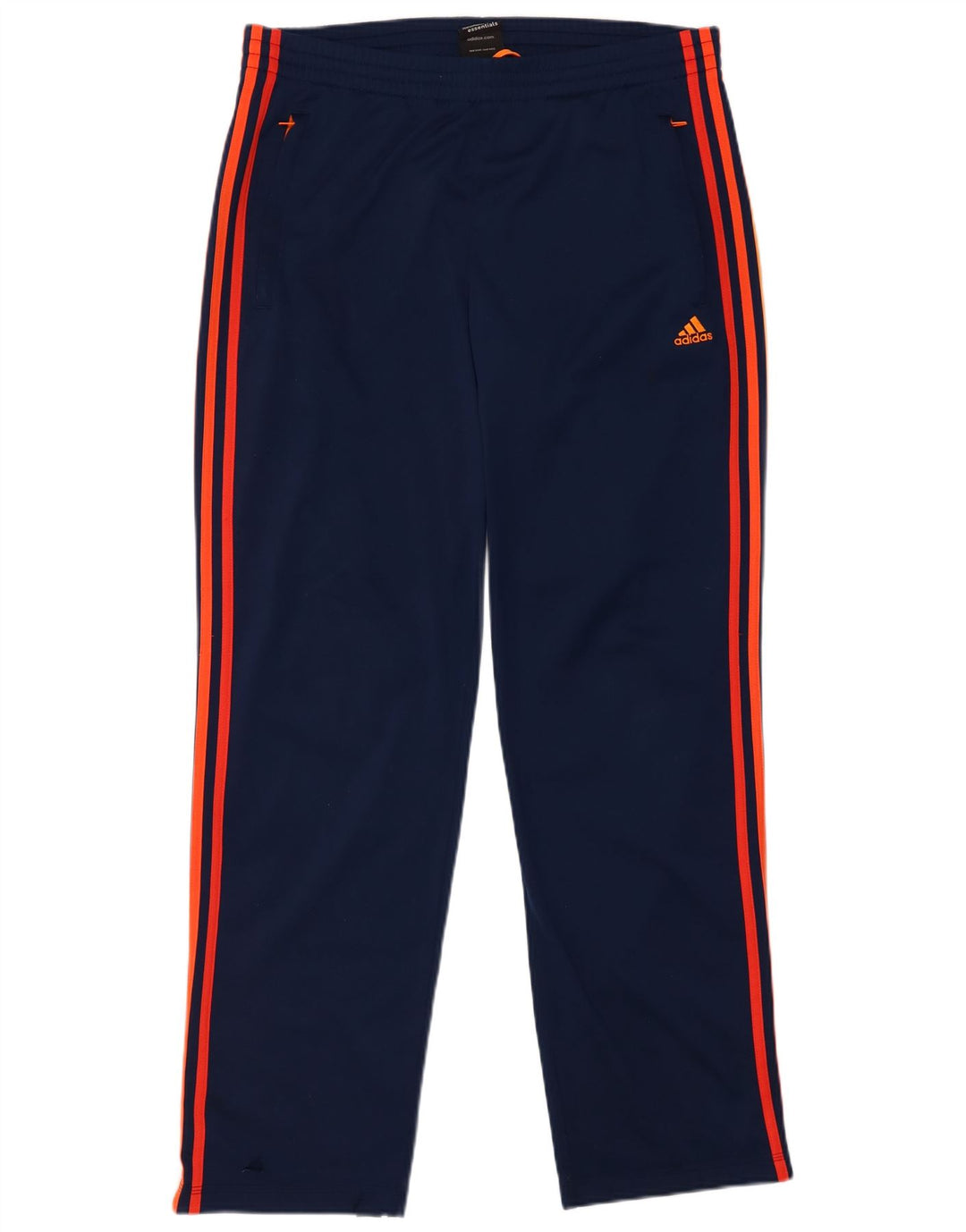 Pantaloni da tuta da uomo Adidas UK 40/42 Poliestere blu navy medio