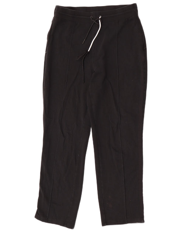 Pantaloni da tuta da donna Marks & Spencer UK 14 grandi cotone nero