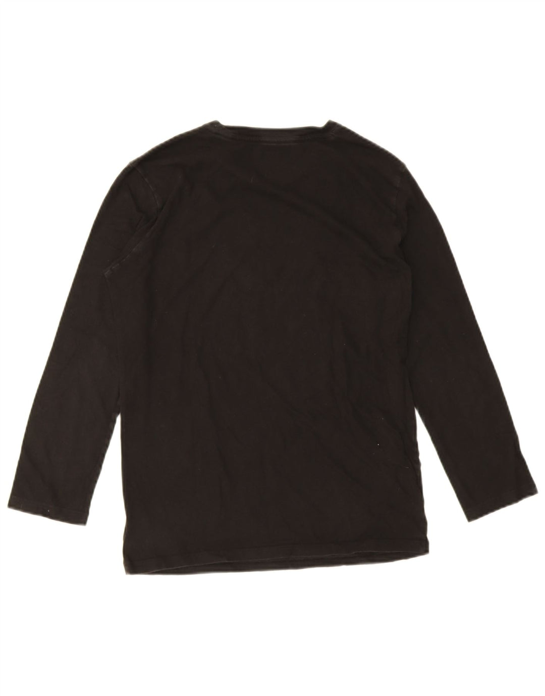 Calvin Klein Maglietta grafica da ragazzo a manica lunga 14-15 anni in cotone nero