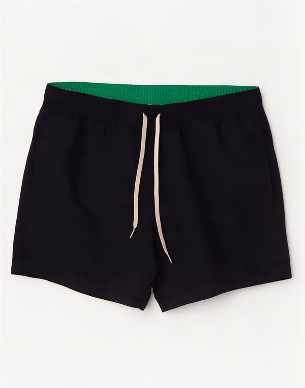 Pantaloncini da bagno da uomo Champion piccoli in poliestere blu navy