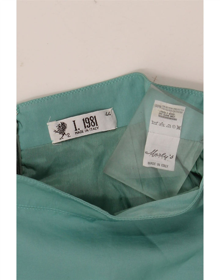 Gonna tubino da donna MARLY'S IT 44 media W28 poliestere turchese