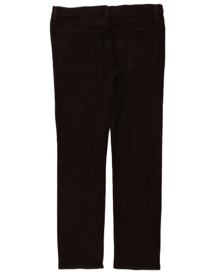 J. CREW Jeans dritti Flex da uomo W34 L32 cotone nero