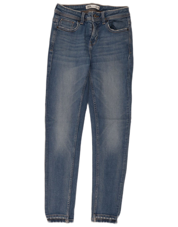 Jeans skinny da donna Zara EU 36 XS W26 L28 Blu