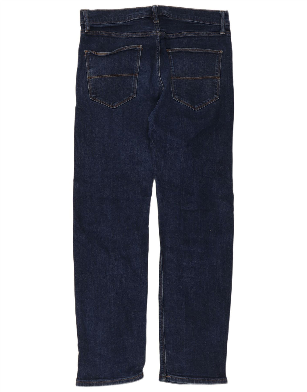 Jeans dritti da uomo Marks & Spencer W32 L31 cotone blu navy
