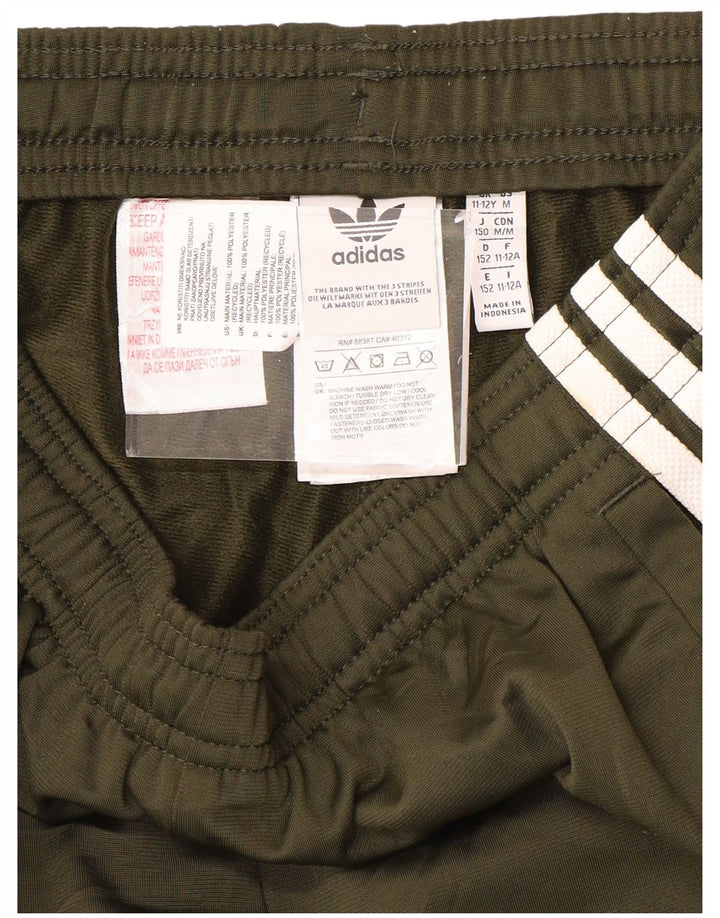 Pantaloni da tuta ADIDAS da ragazzo Joggers 11-12 anni Poliestere kaki