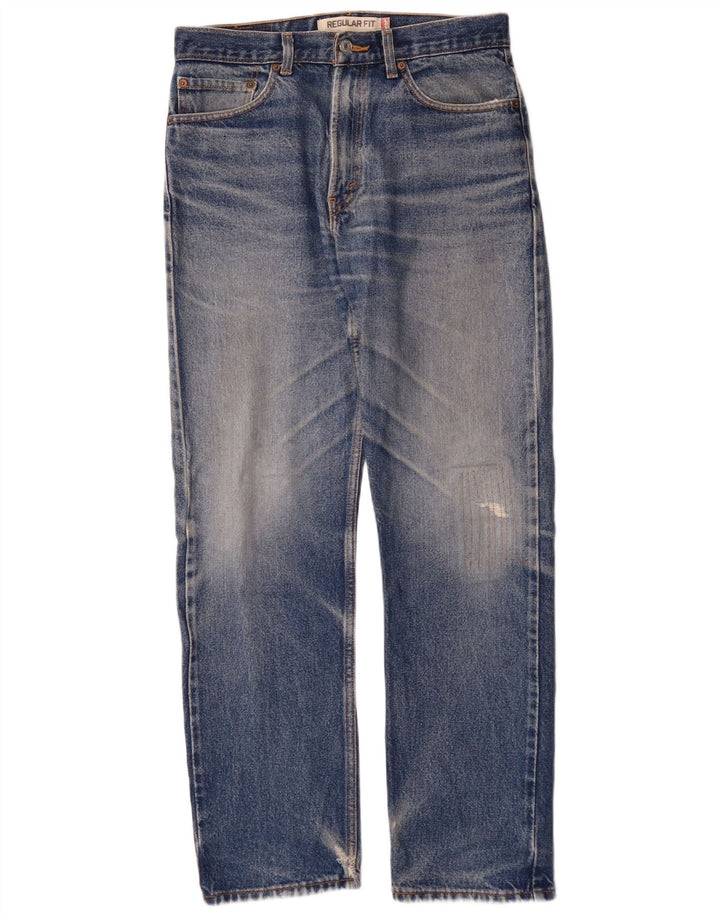 Jeans dritti da uomo Levi's 505 vestibilità regolare W32 L32 cotone blu