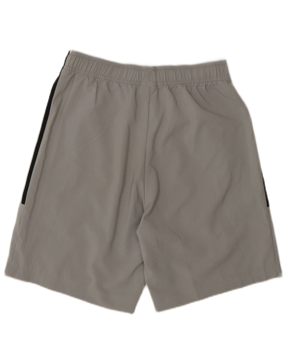 Pantaloncini sportivi da uomo Adidas piccoli in poliestere grigio
