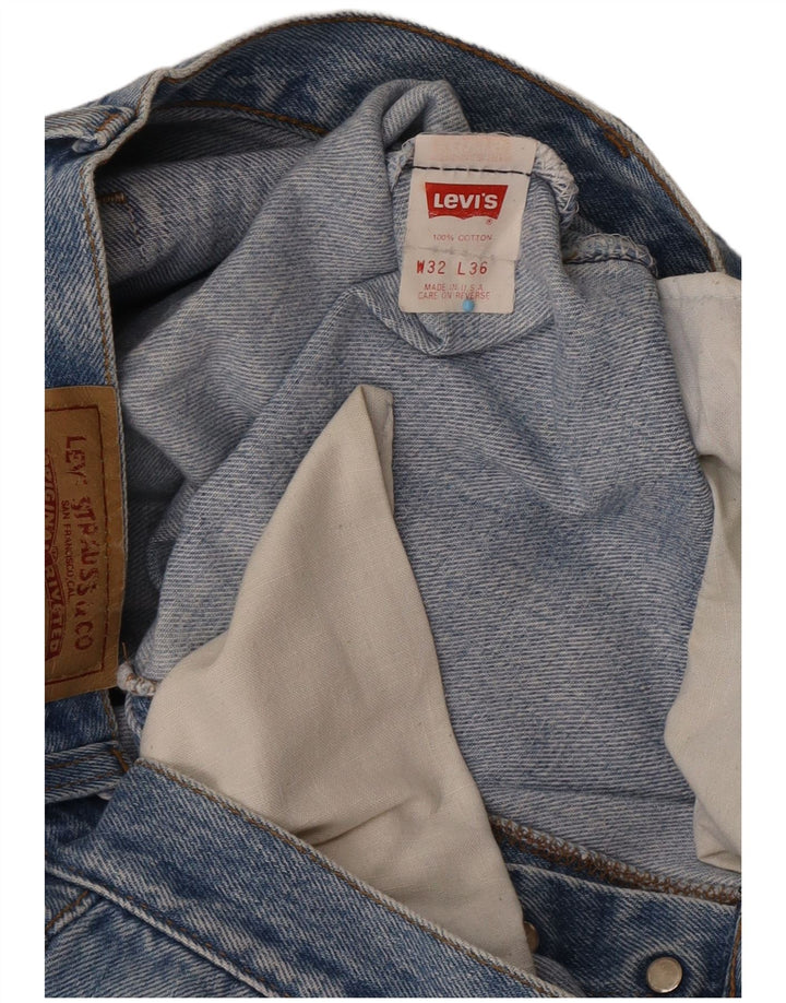 Levi's Uomo 501 Jeans dritti W32 L27 Cotone Blu