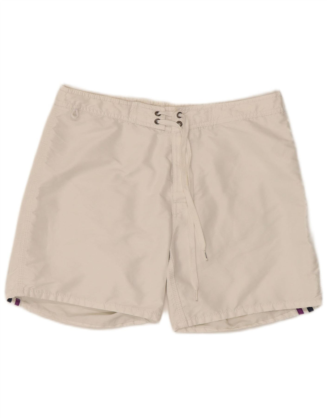 Pantaloncini da bagno da uomo Sundek grandi bianchi in poliestere