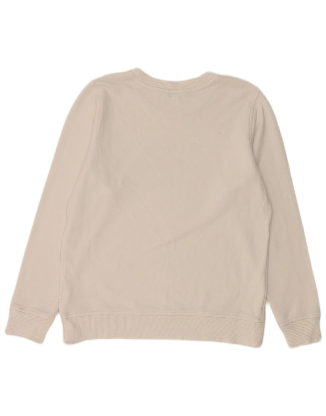 Felpa oversize con grafica da donna Tommy Hilfiger Maglione UK 10 Small Bianco