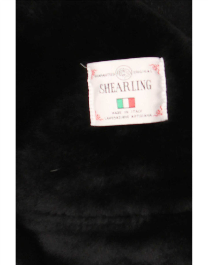 Cappotto Monza da uomo in shearling IT 52 XL Nero